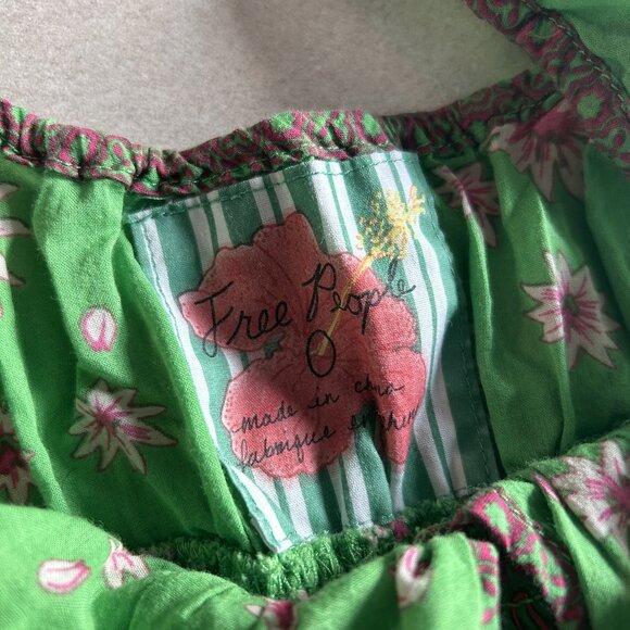 Free People Floral Aloha Floral Voile Top ASO Princess Protection Program - Picture 5 of 8